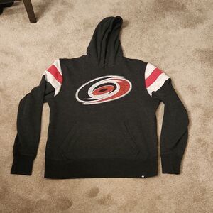 NHL 47 Carolina Hurricanes Gray Pullover Hoodie Men's S Women's M